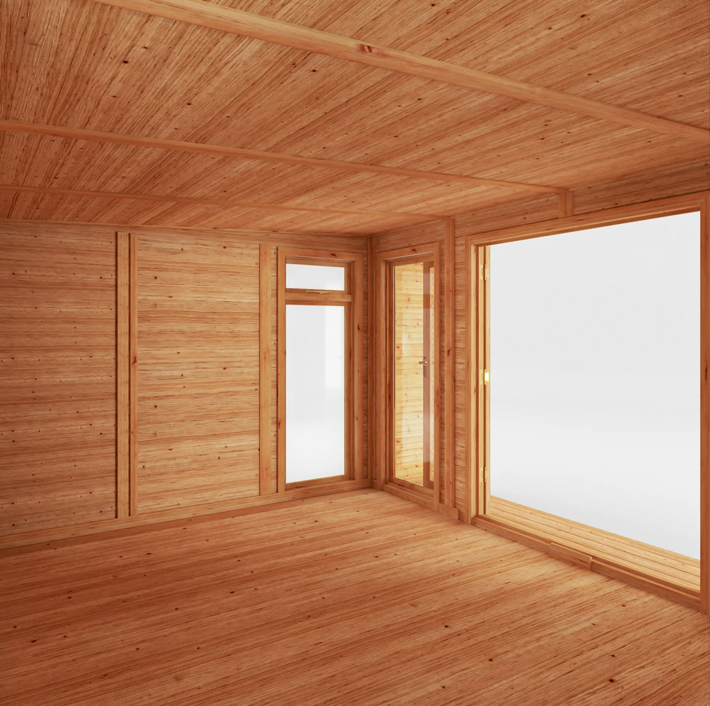 The Creswell Insulated Garden Room 4m x 3m - Ornate Outbuildings