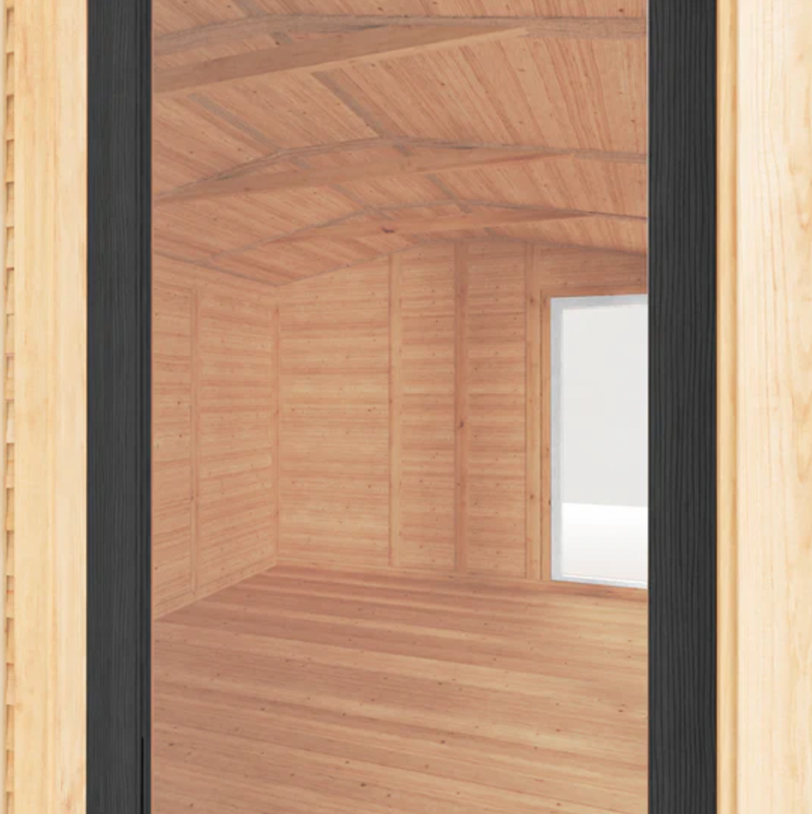 The 4m x 3m Thoresby Insulated Garden Room with Anthracite UPVC (Windows & Doors) - Ornate Outbuildings