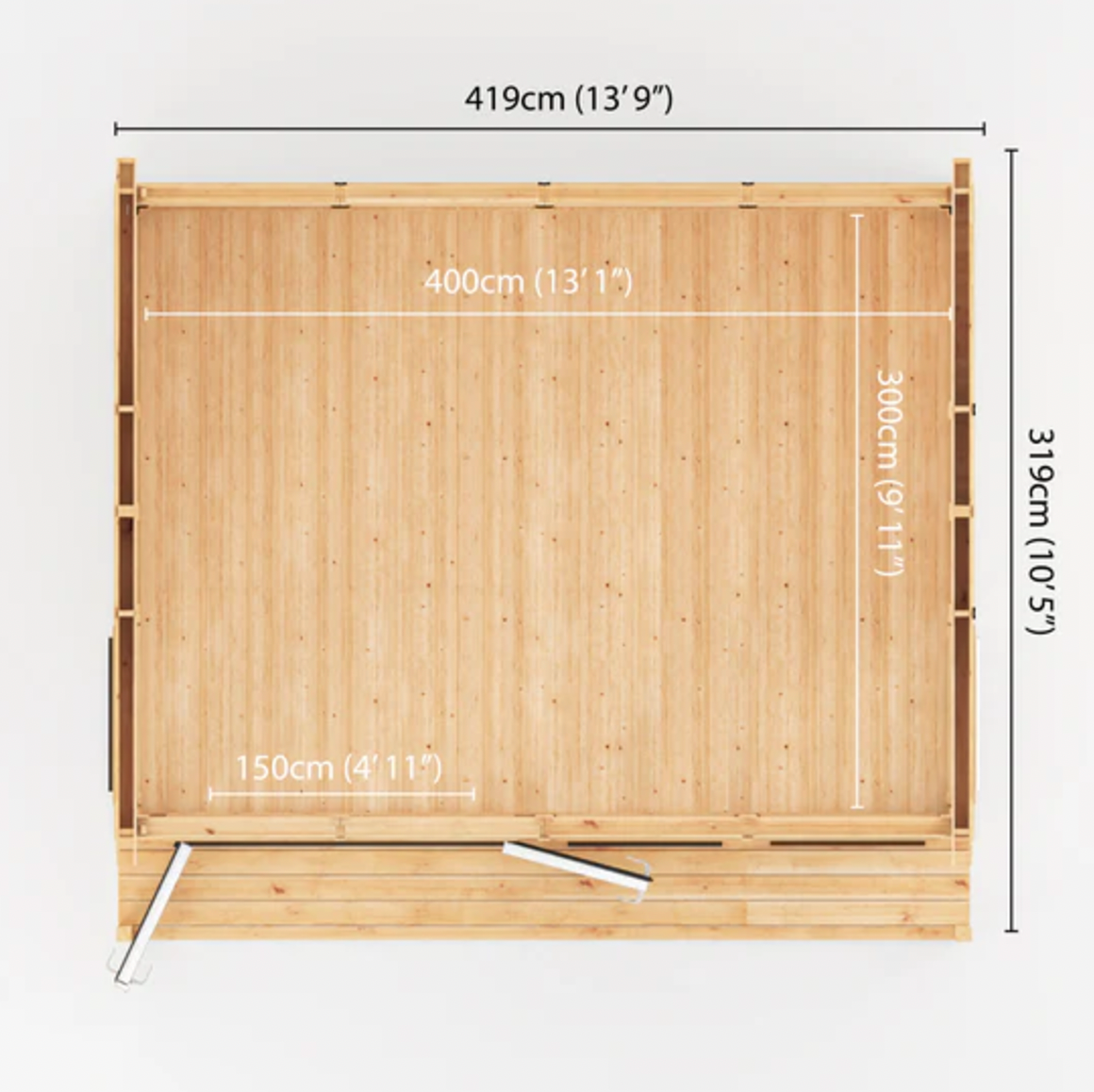 The 4m x 3m Thoresby Insulated Garden Room with Anthracite UPVC (Windows & Doors) - Ornate Outbuildings