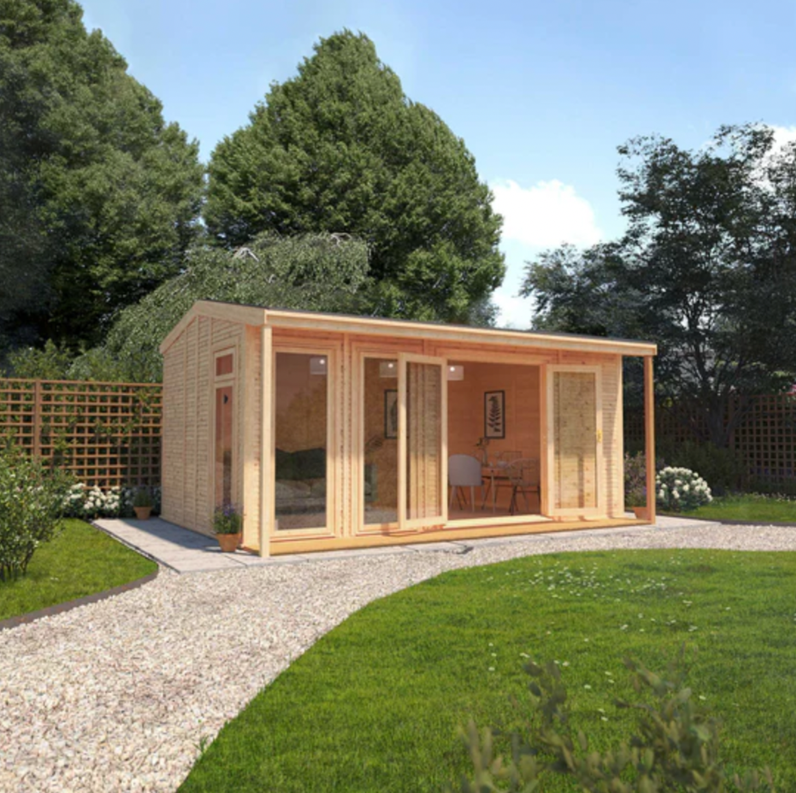The Thoresby Insulated Garden Room 5m x 3m - Ornate Outbuildings