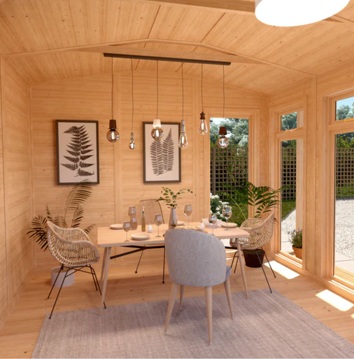 The Thoresby Insulated Garden Room 5m x 3m - Ornate Outbuildings
