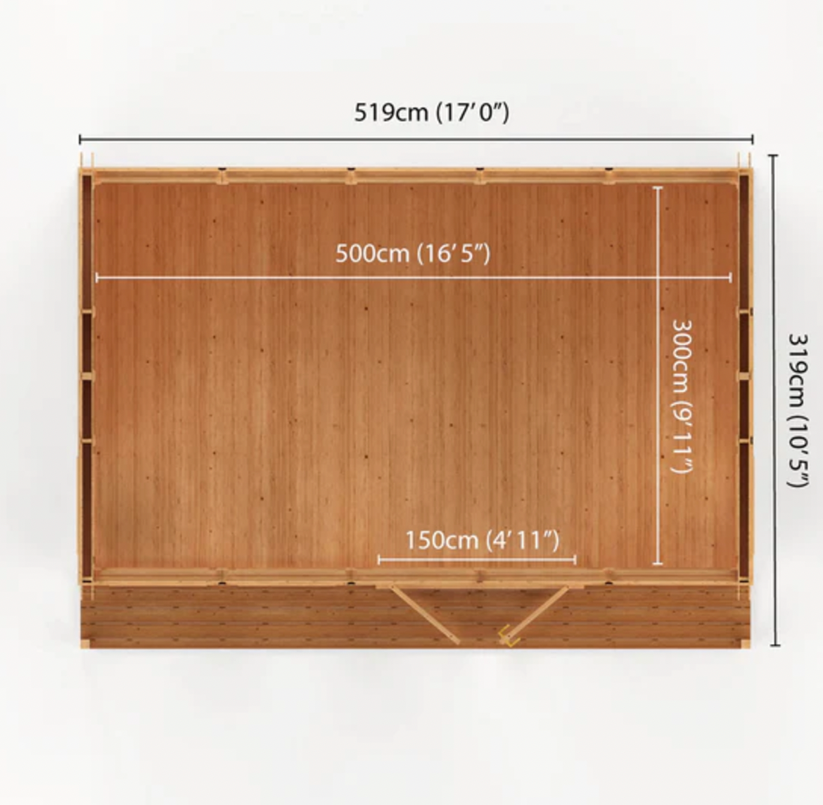 The Thoresby Insulated Garden Room 5m x 3m - Ornate Outbuildings