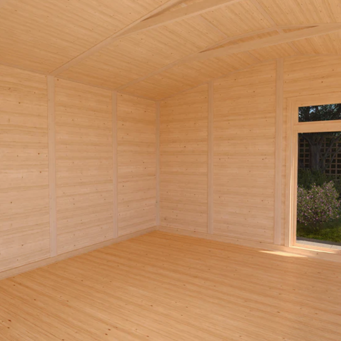 The Rufford Insulated Garden Room 4m x 3m - Ornate Outbuildings