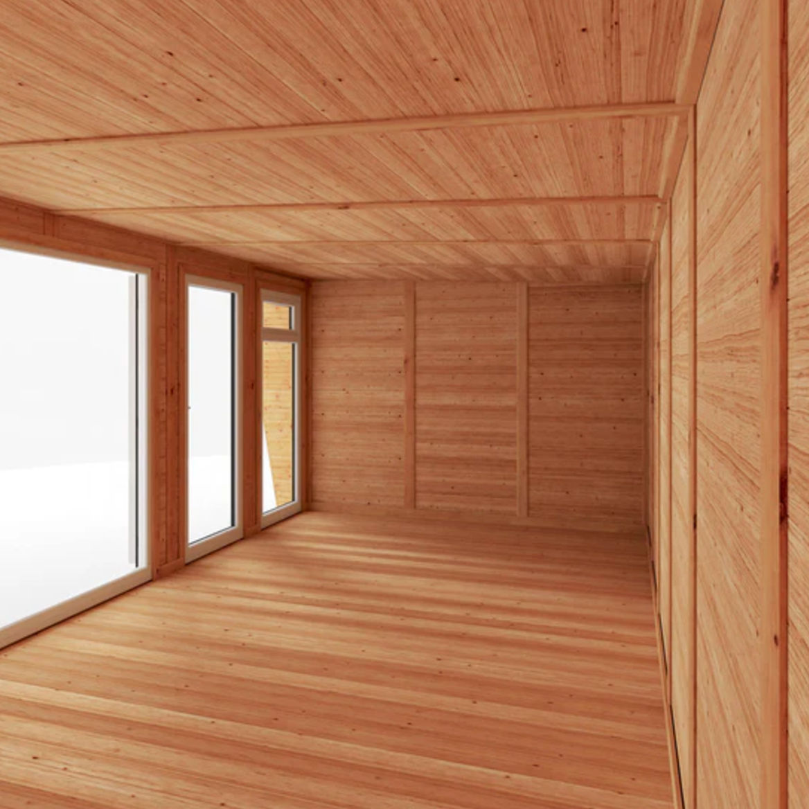 The 6m x 3m Harlow Insulated Garden Room with Anthracite UPVC (Windows & Doors) - Ornate Outbuildings