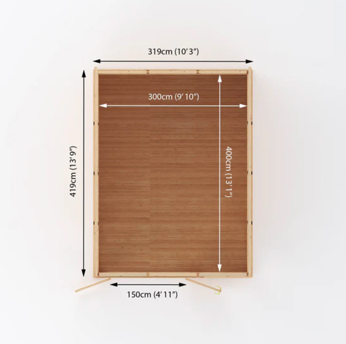 The Harlow Insulated Garden Room 3m x 4m - Ornate Outbuildings