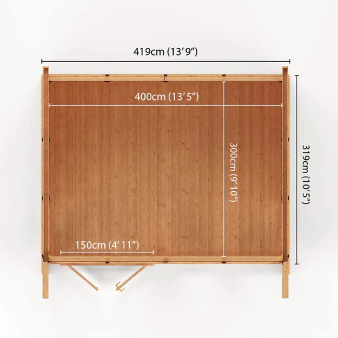 The Harlow Insulated Garden Room 4m x 3m - Ornate Outbuildings