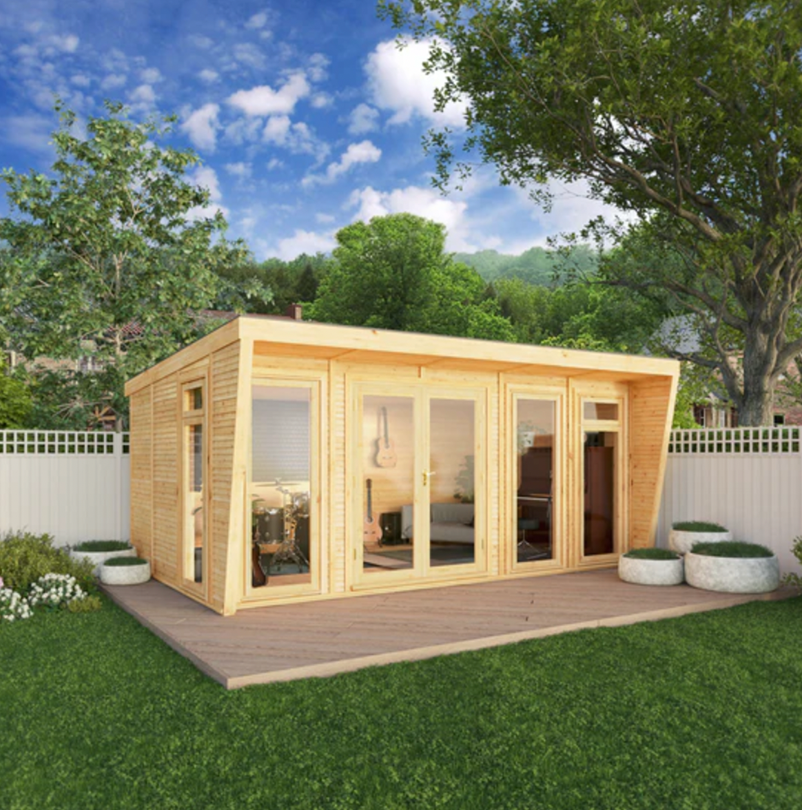 The Harlow Insulated Garden Room 5m x 3m - Ornate Outbuildings