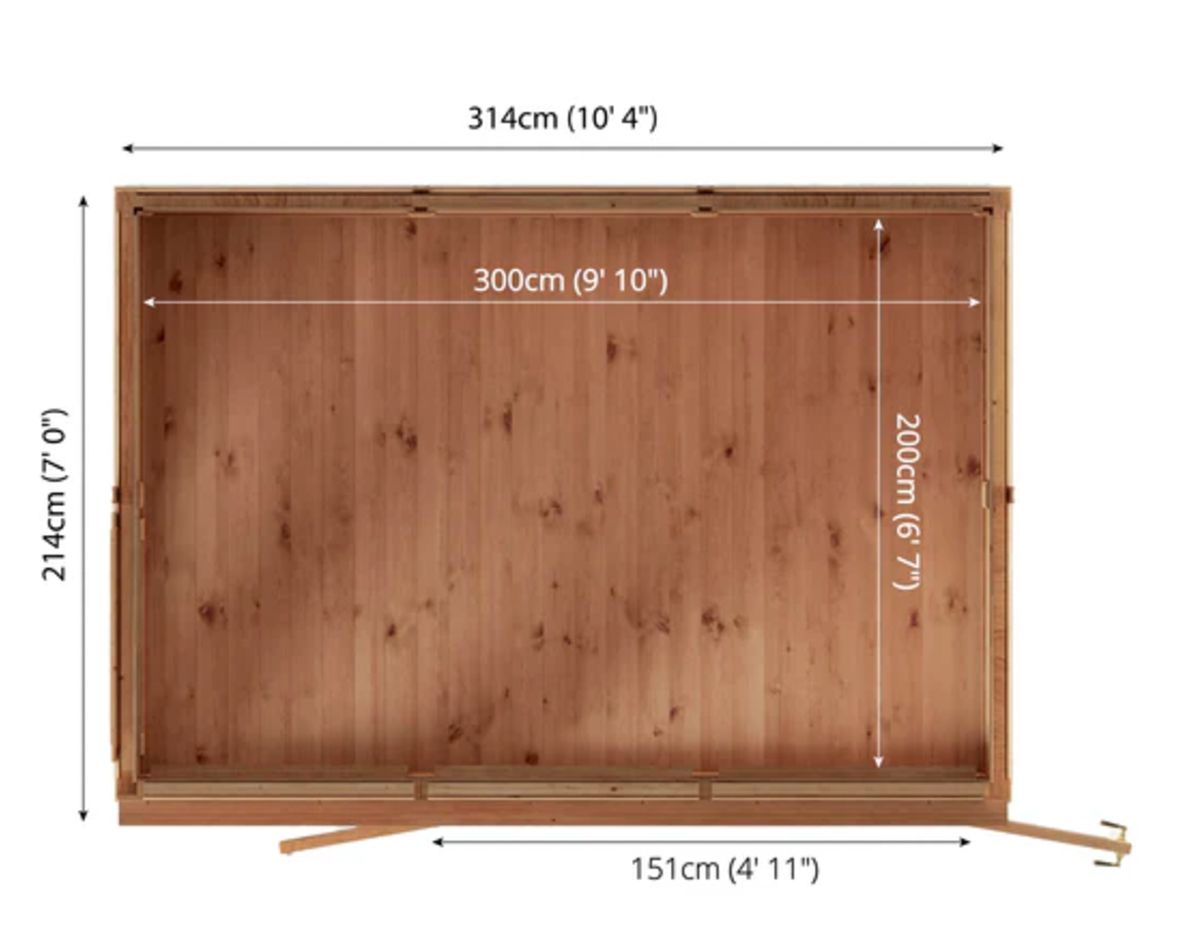 3 x 2m DIY Insulated Garden Room - Ornate Outbuildings