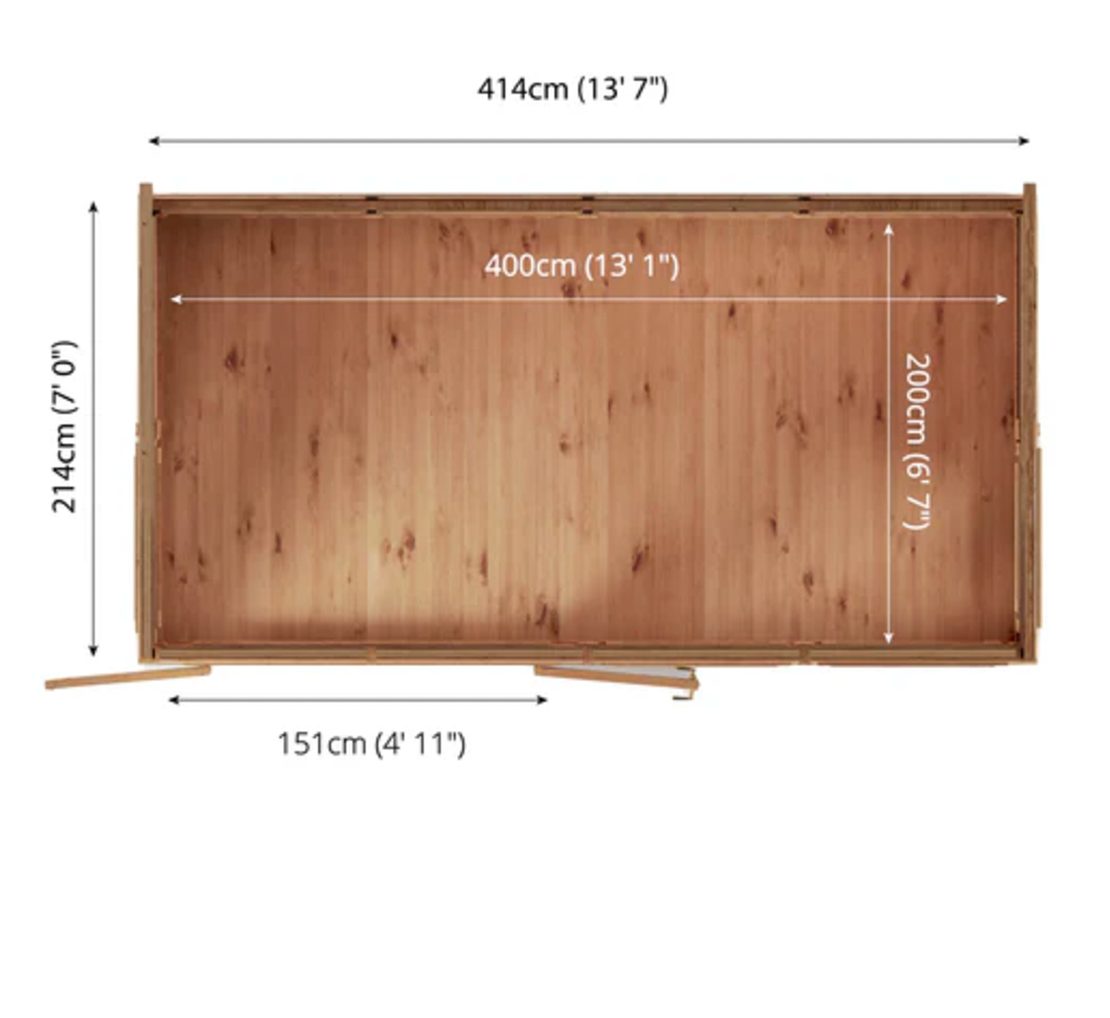 4 x 2m DIY Insulated Garden Room - Ornate Outbuildings