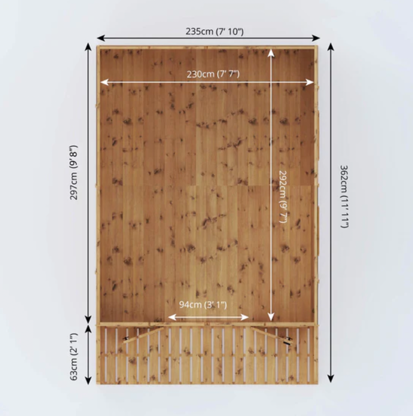 12 x 8 Wessex Summerhouse - Ornate Outbuildings