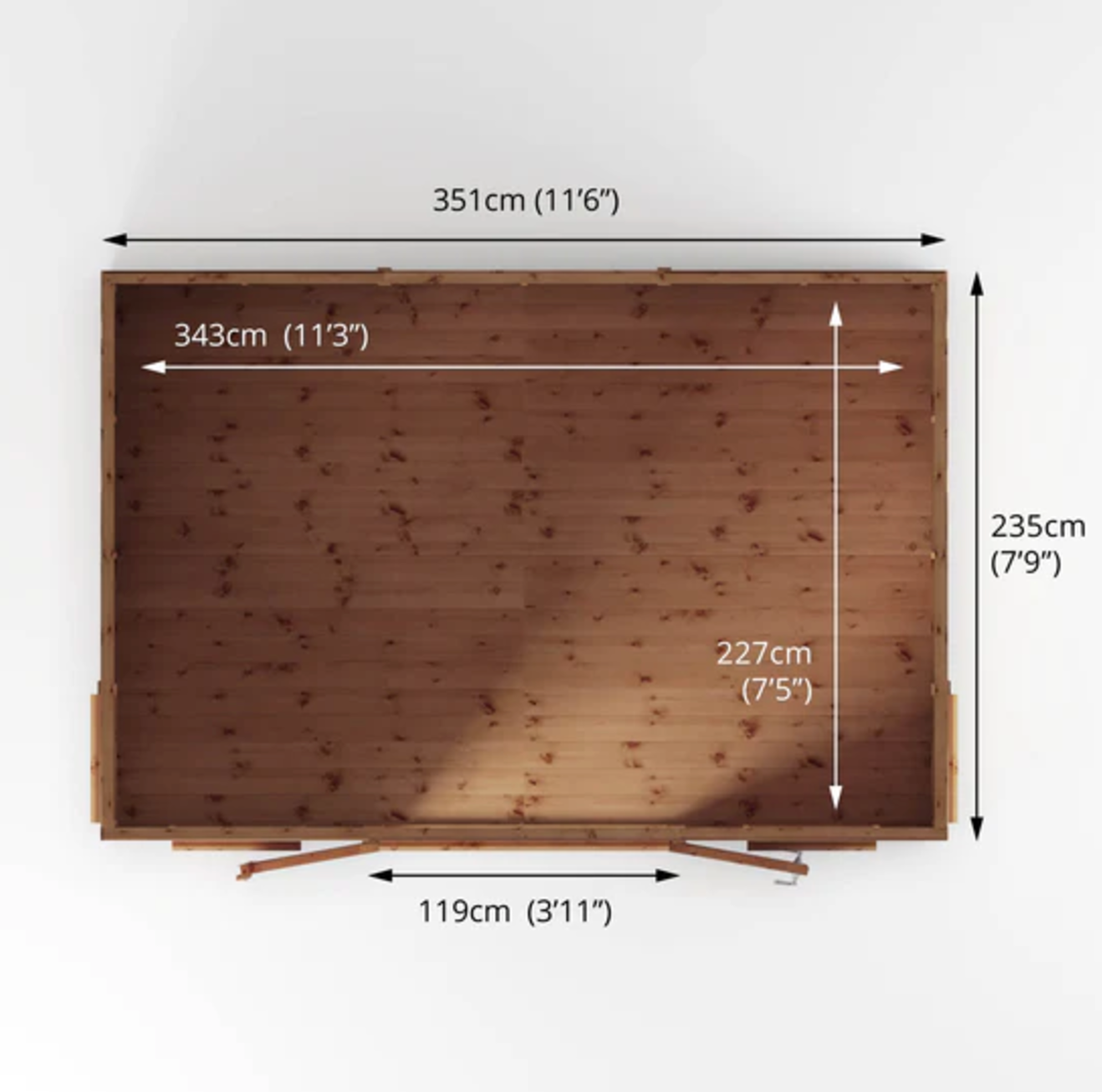 12 x 8 Helios Summerhouse - Ornate Outbuildings