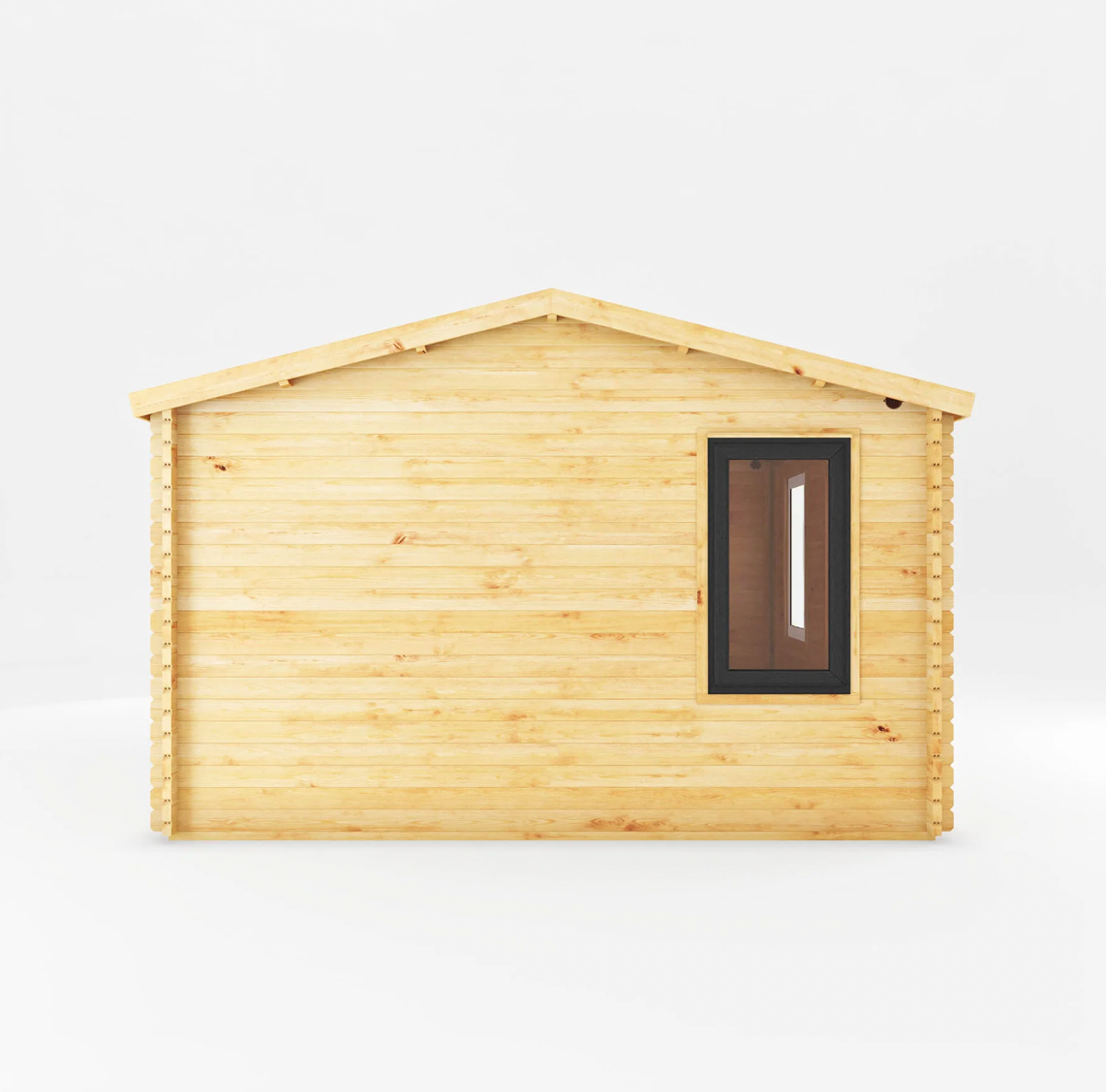 5.1m x 4m Home Office Elite With Side Shed - UPVC Anthracite - Ornate Outbuildings