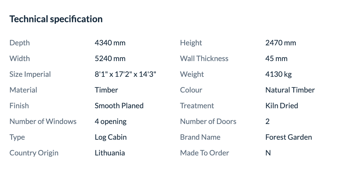 Forest Garden 5 x 4m Rushock Log Cabin Underlay and Felt 34 Installed