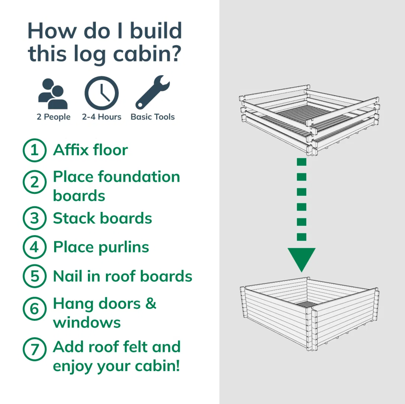 BillyOh Darcy Log Cabin Summerhouse