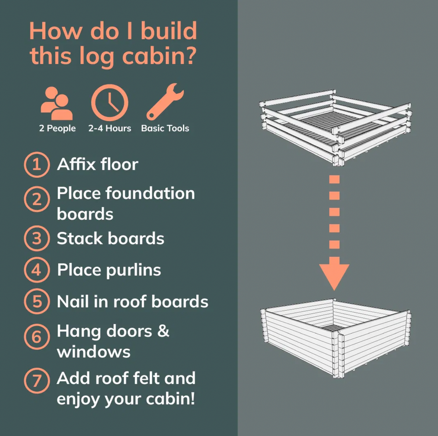 BillyOh Sasha Log Cabin Summerhouse