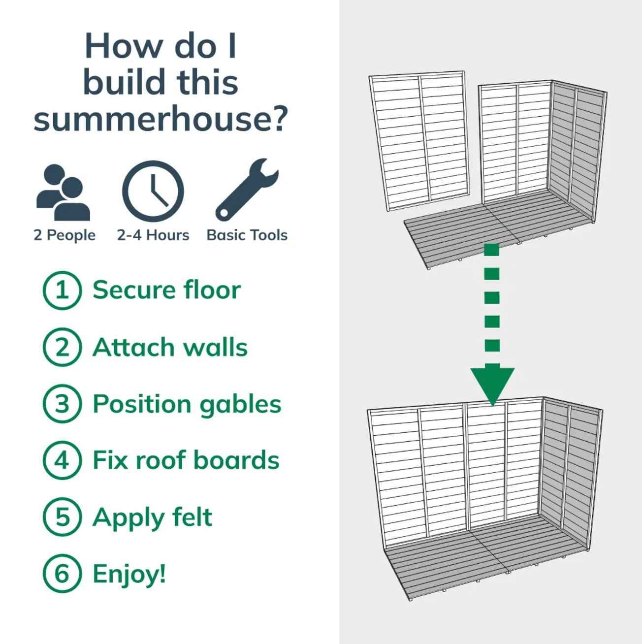 BillyOh Harper Tongue and Groove Apex Summerhouse