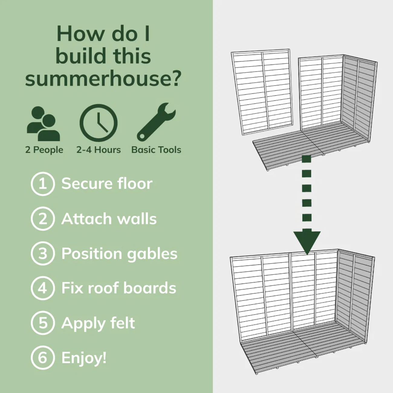 BillyOh Switch Pressure Treated Pent Summerhouse