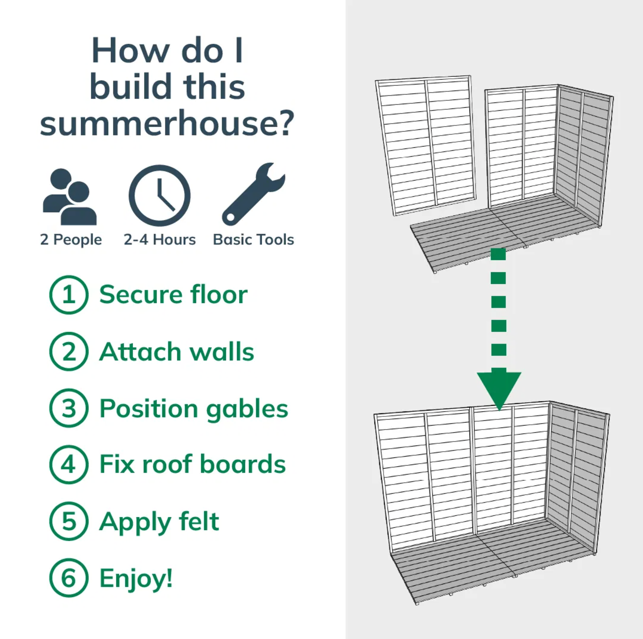 BillyOh Tessa Tongue and Groove Reverse Apex Summerhouse
