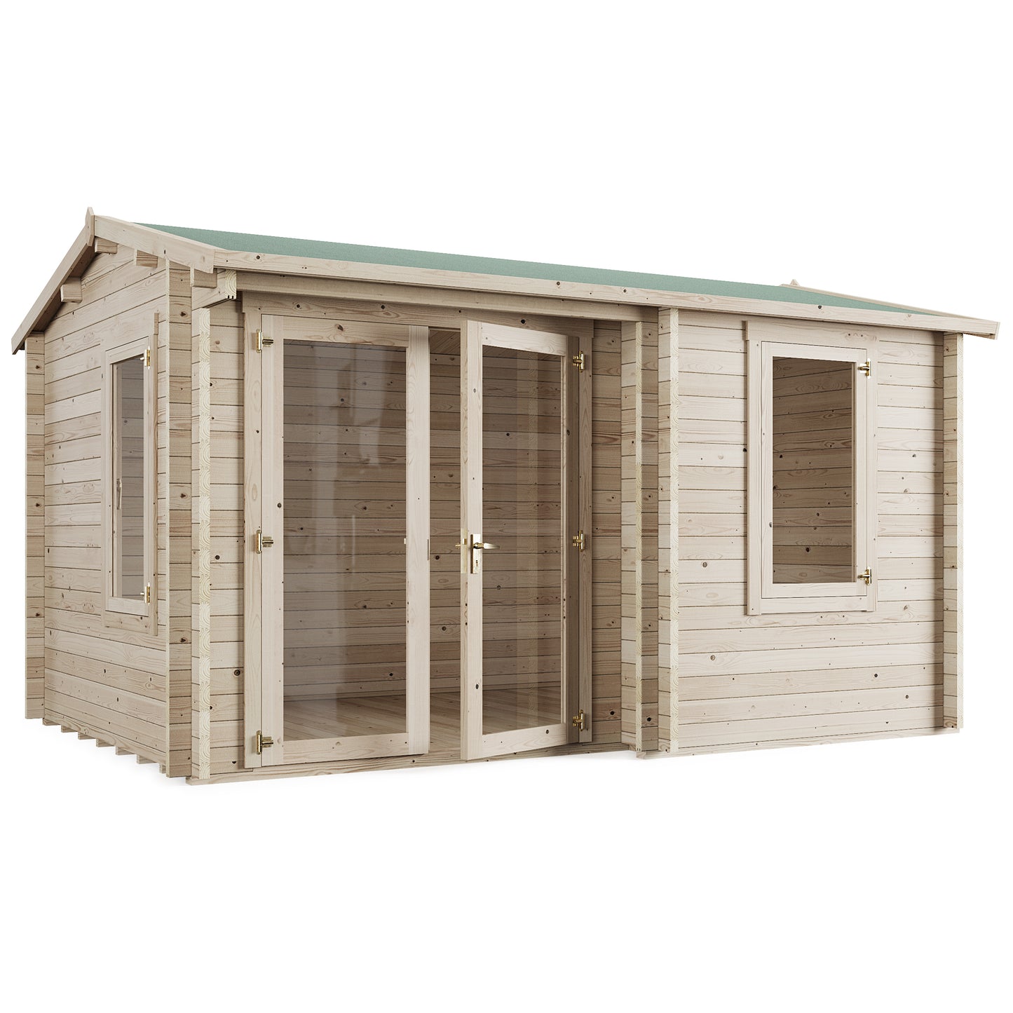 Welbeck Reverse Apex Garden Office - 4.0m x 3.0m - Ornate Outbuildings