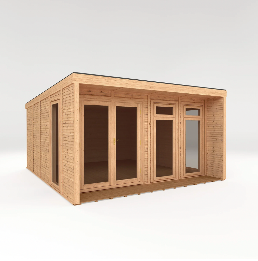 The Creswell Insulated Garden Room 4m x 4m - Ornate Outbuildings 