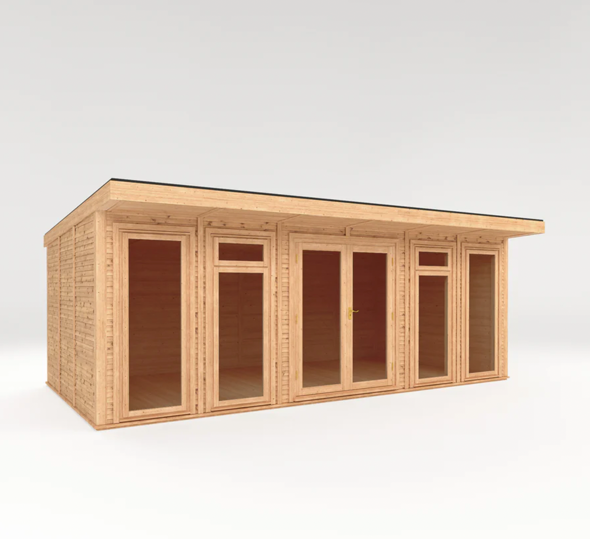 The Edwinstowe Insulated Garden Room 6m x 3m - Ornate Outbuildings 