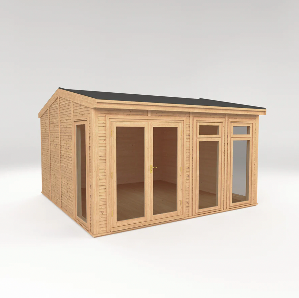 The Rufford Insulated Garden Room 4m x 4m - Ornate Outbuildings 