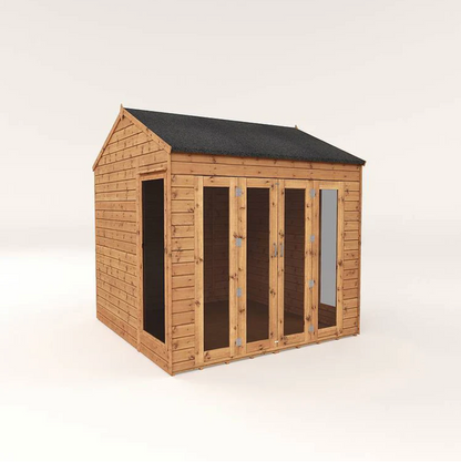 8 x 8 Vermont Wooden Summerhouse - Ornate Outbuildings 