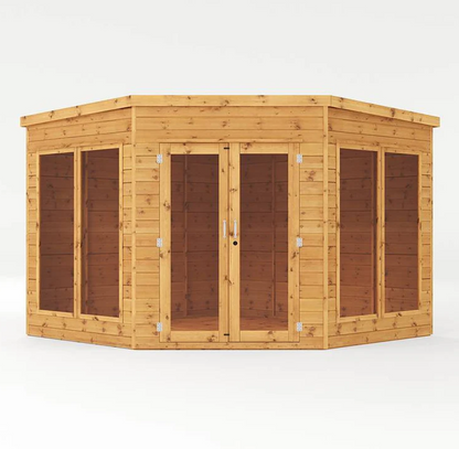 9 x 9 Premier Corner Summerhouse - Ornate Outbuildings 