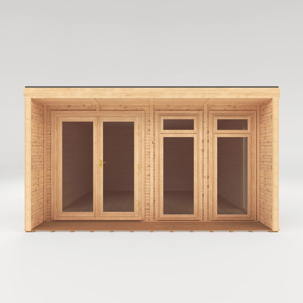 The Creswell Insulated Garden Room 4m x 4m - Ornate Outbuildings 