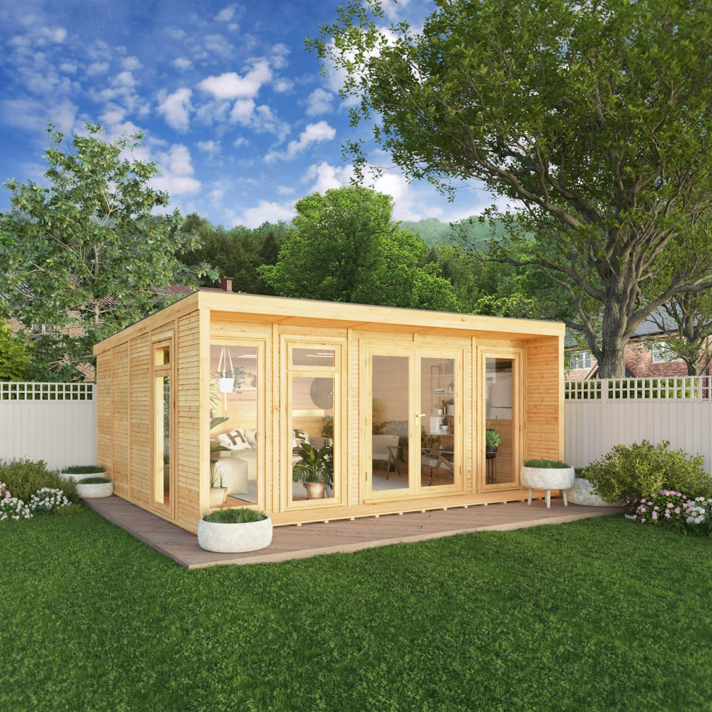 The Creswell Insulated Garden Room 5m x 4m - Ornate Outbuildings 