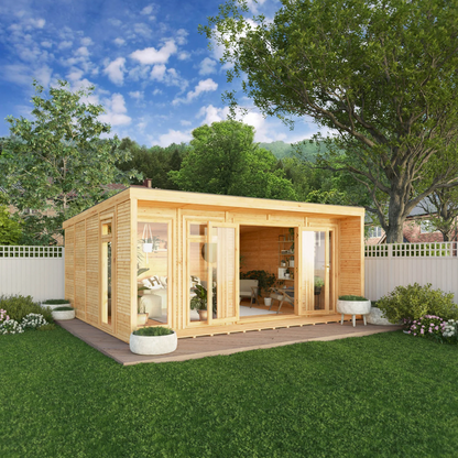 The Creswell Insulated Garden Room 5m x 4m - Ornate Outbuildings 