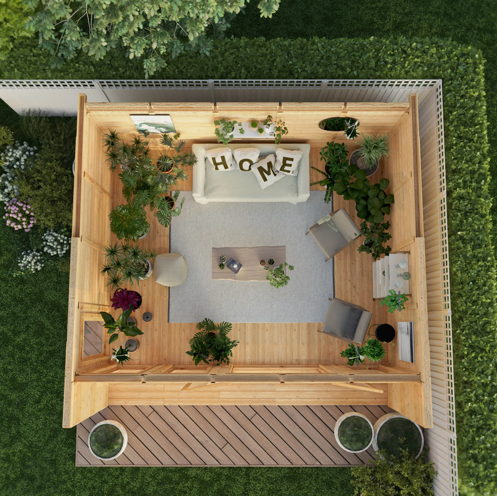 The Creswell Insulated Garden Room 5m x 4m - Ornate Outbuildings 