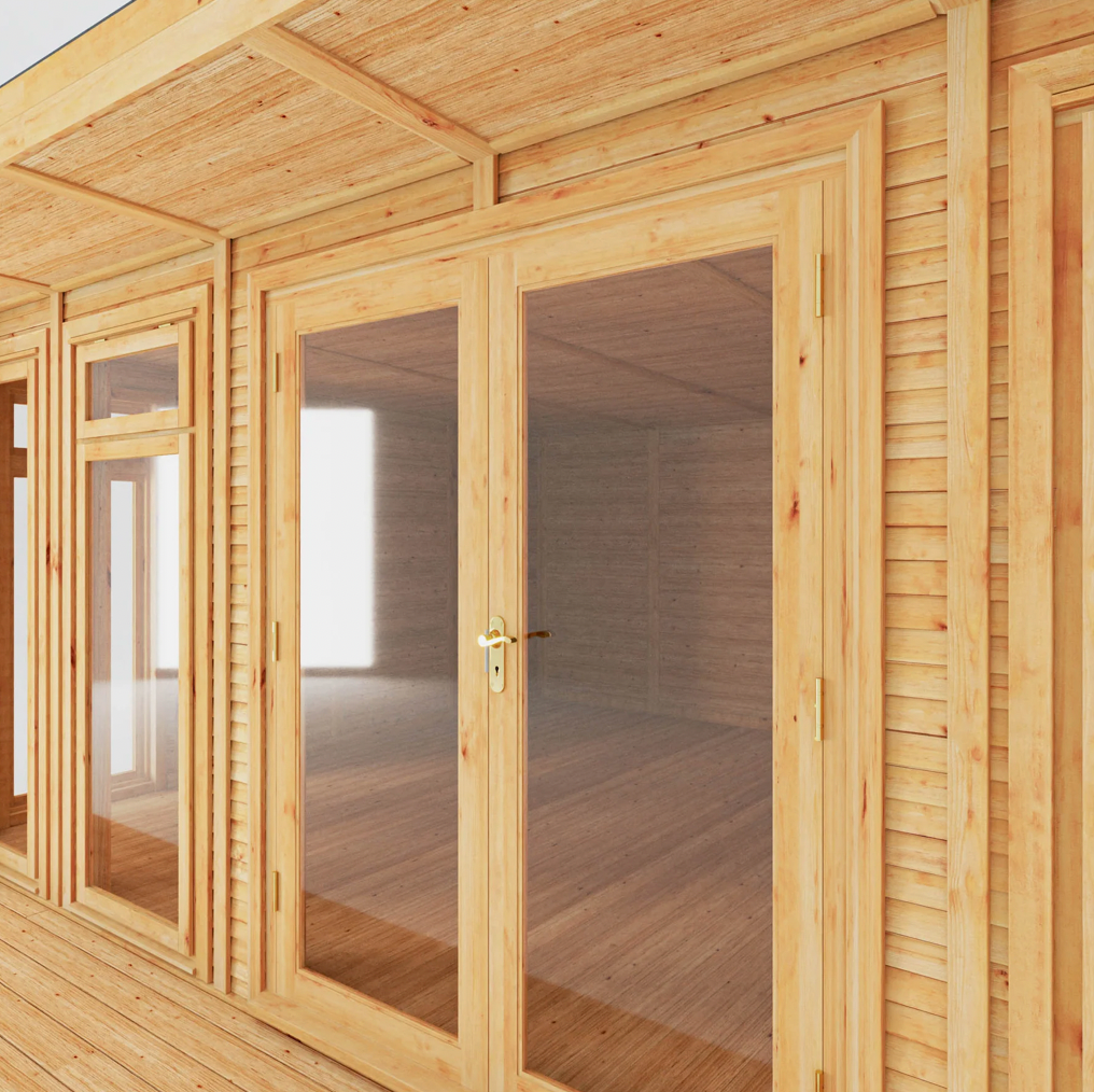 The Creswell Insulated Garden Room 5m x 4m - Ornate Outbuildings 
