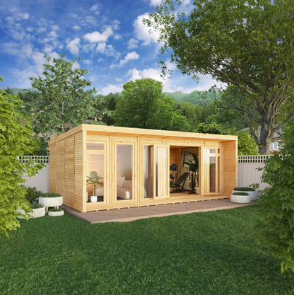 The Creswell Insulated Garden Room 6m x 3m - Ornate Outbuildings 