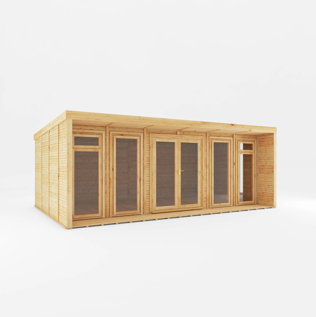 The Creswell Insulated Garden Room 6m x 3m - Ornate Outbuildings 