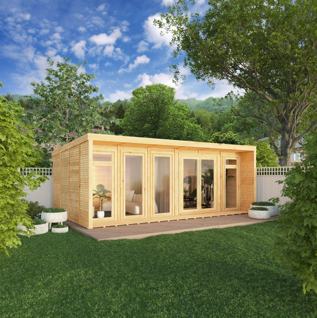 The Creswell Insulated Garden Room 6m x 3m - Ornate Outbuildings 