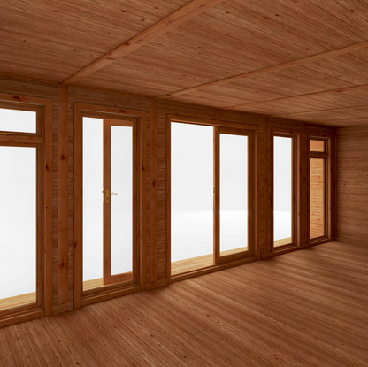 The Creswell Insulated Garden Room 6m x 3m - Ornate Outbuildings 