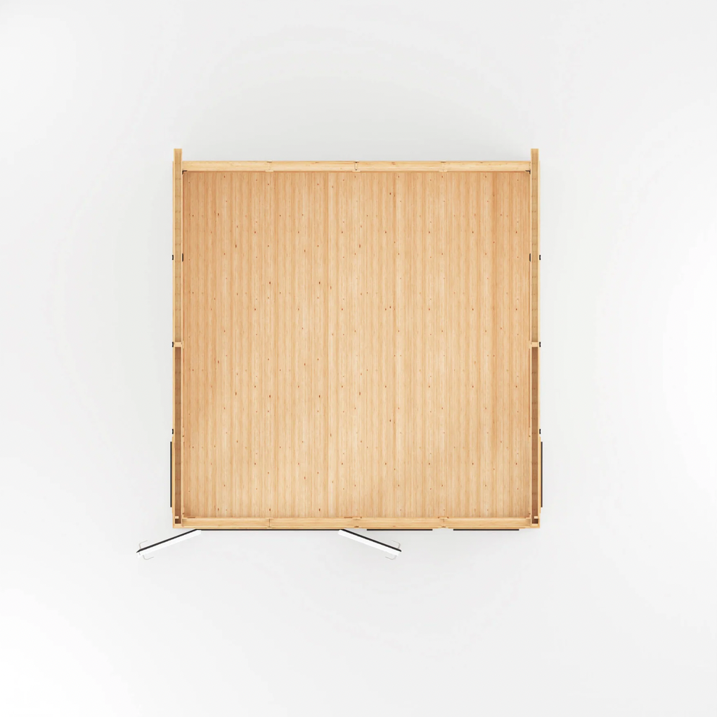 The 4m x 4m Edwinstowe Insulated Garden Room with Anthracite UPVC (Windows & Doors) - Ornate Outbuildings 