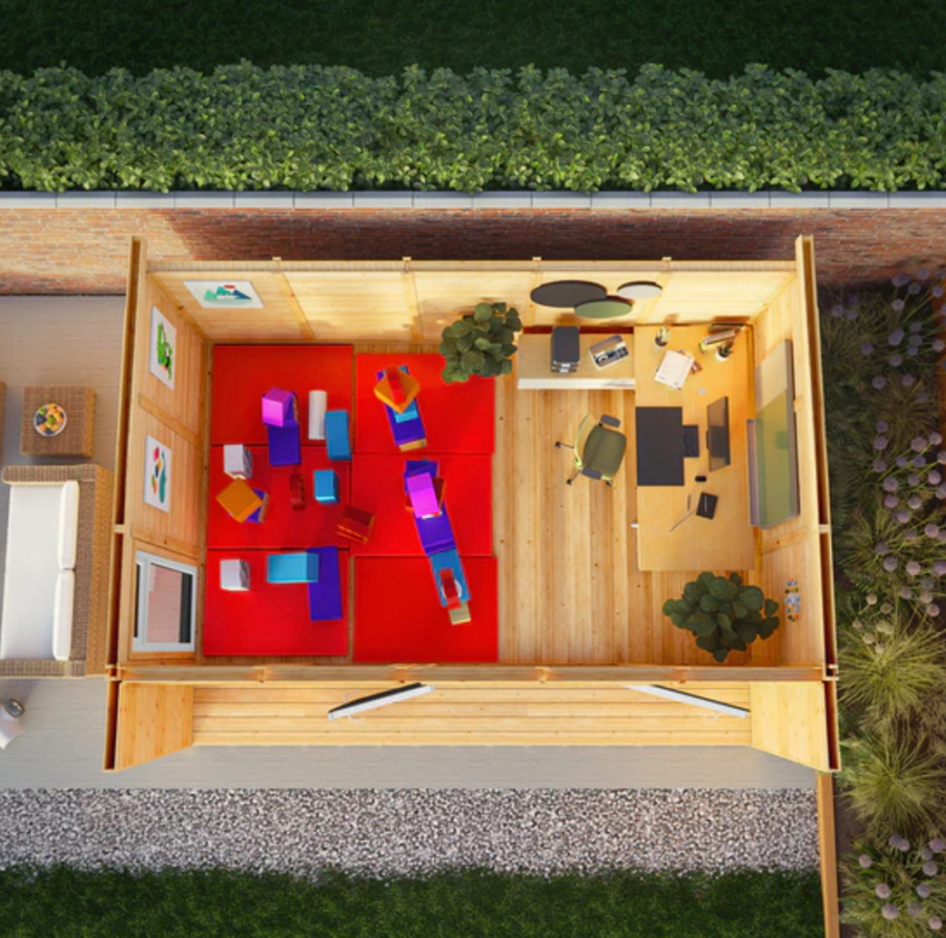 The 5m x 3m Edwinstowe Insulated Garden Room with Anthracite UPVC (Windows & Doors) - Ornate Outbuildings 