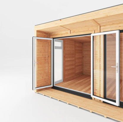 The 5m x 3m Edwinstowe Insulated Garden Room with Anthracite UPVC (Windows & Doors) - Ornate Outbuildings 