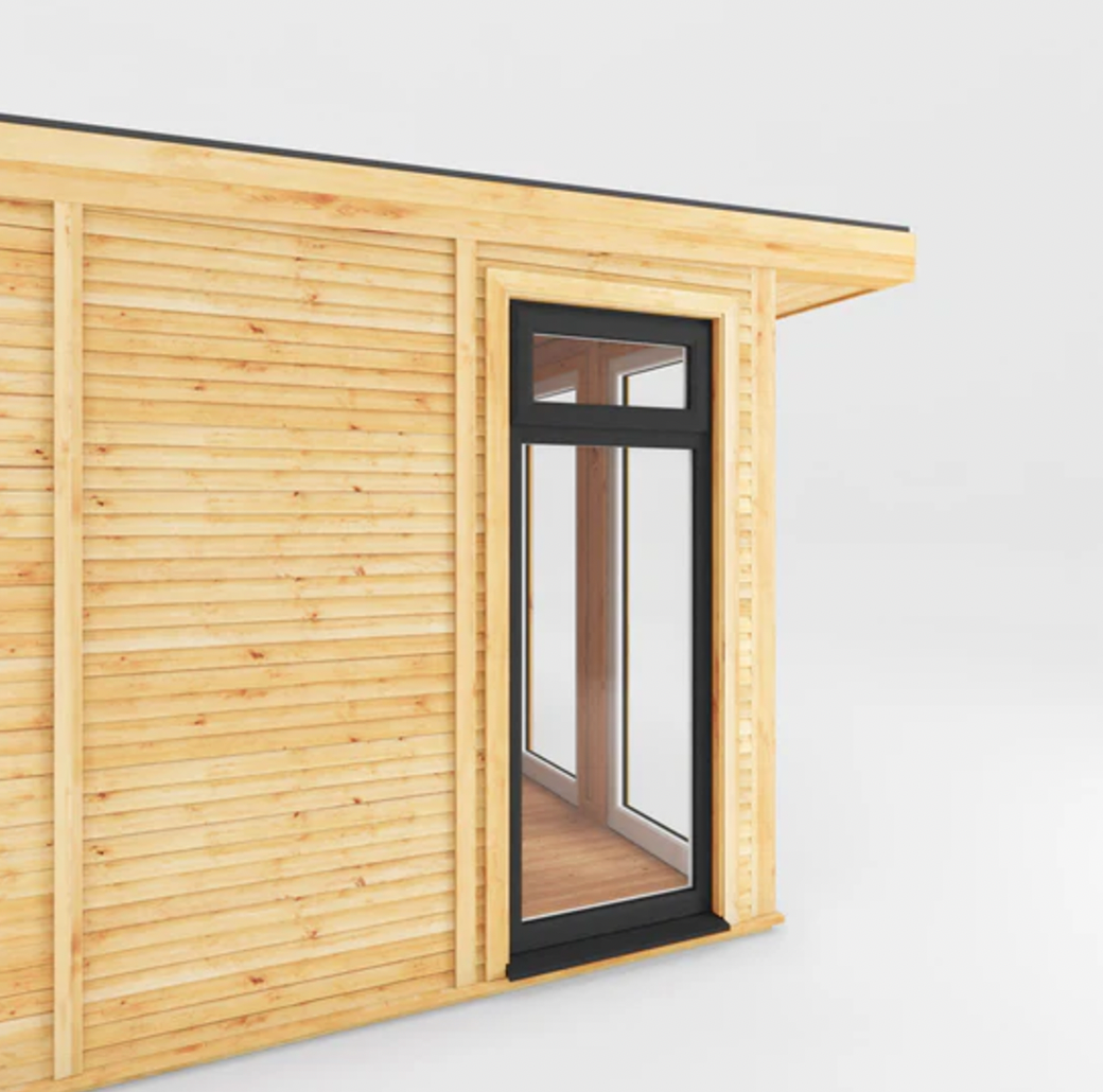 The Edwinstowe Insulated Garden Room 5m x 4m with Anthracite UPVC (Windows & Doors) - Ornate Outbuildings 