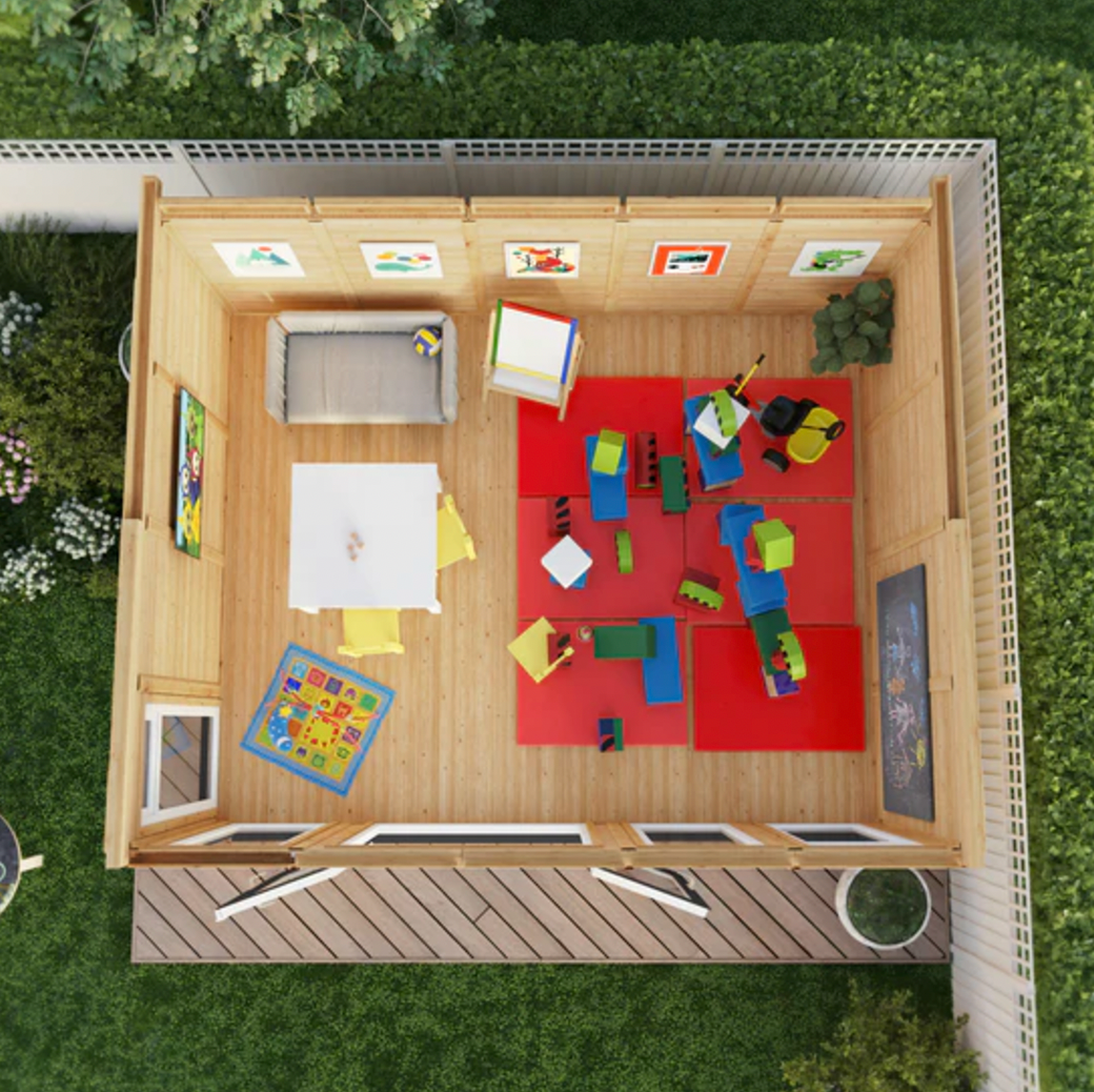 The Edwinstowe Insulated Garden Room 5m x 4m with Anthracite UPVC (Windows & Doors) - Ornate Outbuildings 