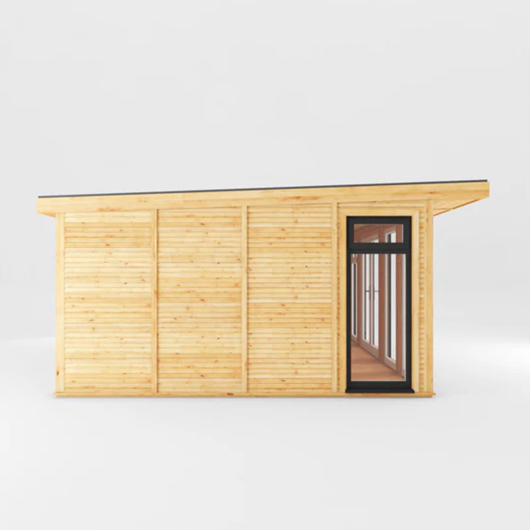 The Edwinstowe Insulated Garden Room 5m x 4m with Anthracite UPVC (Windows & Doors) - Ornate Outbuildings 