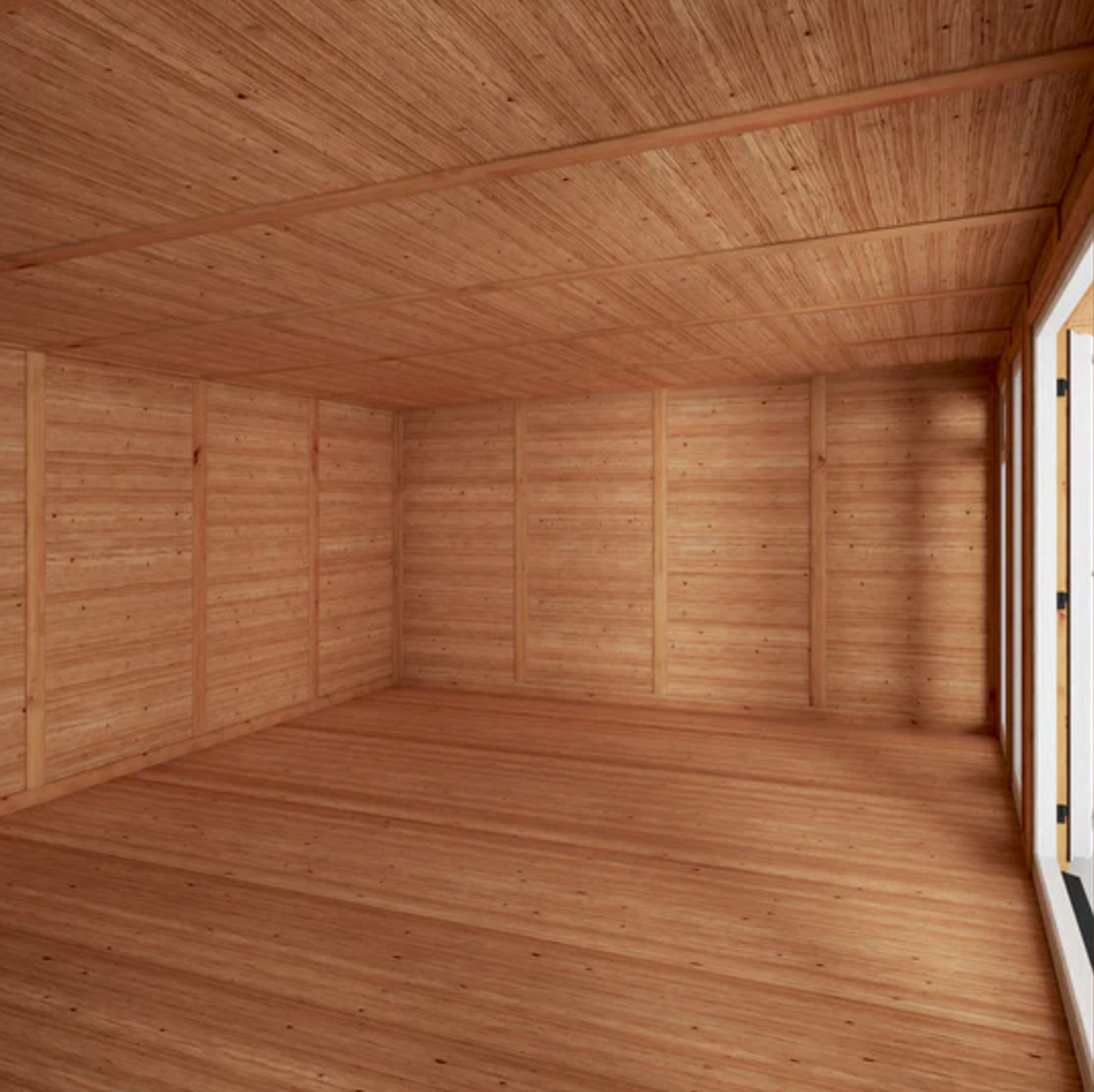 The Edwinstowe Insulated Garden Room 6m x 4m with Anthracite UPVC (Windows & Doors) - Ornate Outbuildings 