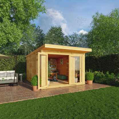 The Edwinstowe Insulated Garden Room 3m x 4m - Ornate Outbuildings 