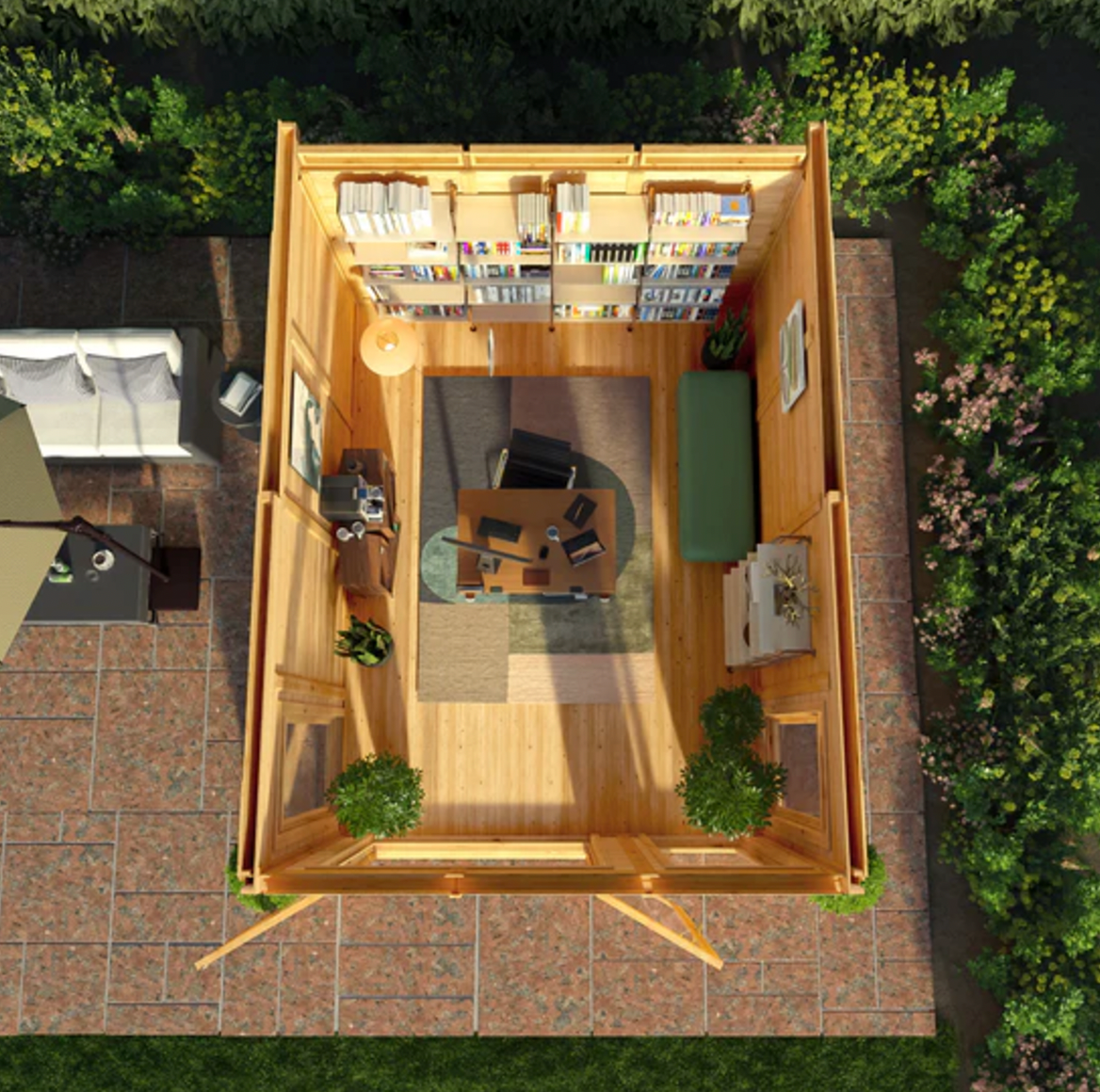 The Edwinstowe Insulated Garden Room 3m x 4m - Ornate Outbuildings 