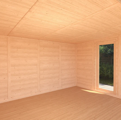 The Edwinstowe Insulated Garden Room 4m x 3m - Ornate Outbuildings 