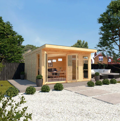 The Edwinstowe Insulated Garden Room 4m x 4m - Ornate Outbuildings 