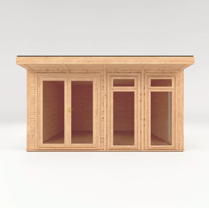 The Edwinstowe Insulated Garden Room 4m x 4m - Ornate Outbuildings 
