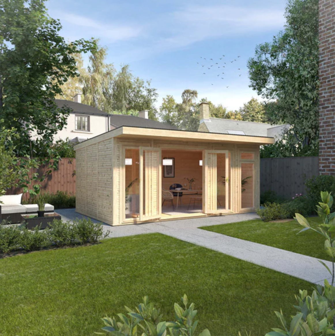 The Edwinstowe Insulated Garden Room 5m x 3m - Ornate Outbuildings 